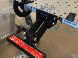 QTR-8A (RC) line sensor bracket for robots