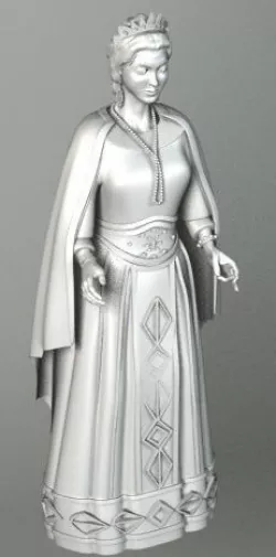 QUEEN DOLL 3D model