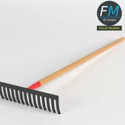 Rake 2 3D model