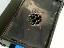 Raspberry Pi case with cooling holes