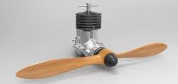 RC airplane model engine