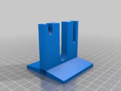 Replicator feed support with backplate