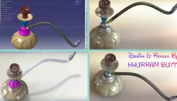 Sheesha ( Hookah ) Design by Khurram Butt