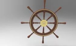 Ship steering wheel 
