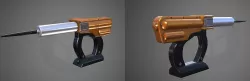 Silicone gun Low-poly  3D model