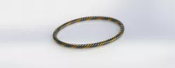 Simple Cable Bracelet 