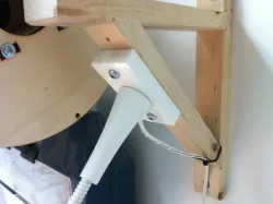 Simple IKEA Jansjo mounting bracket