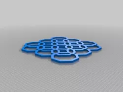 Simple octagon tiling lattice function