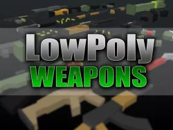 SImpleWeapons 50X - lowpoly Low-poly  3D model