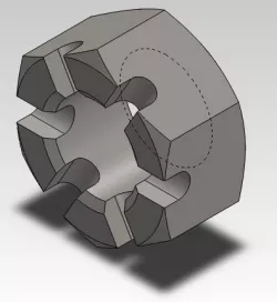 Slotted Nut