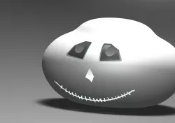 Smiley Ghost Face