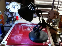 Snap Together Mini-lamp: Slicable and LED Power