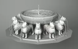 SOURCE LIONS 3D model