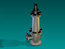 Spring loaded safety valve