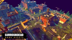 SurrounDead - Survival Game Assets Low-poly  3D model