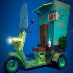Sushi Moto Low-poly  3D model