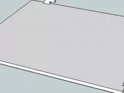 Tandy 102 Battery Door