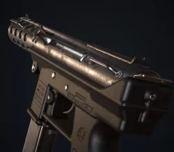 TEC-9 Unity Low-poly  3D model