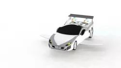 Toy future car
