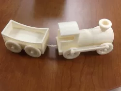 Toy Train 3D Modeling