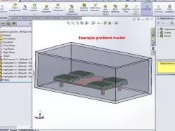Transient Heat Transfer Simulation in Solid Works