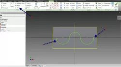 Tutorial: How to pattern along a line in Autodesk Inventor