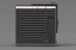 Vintage camera design storage boxes  3D model