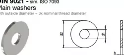 Washer DIN 9021