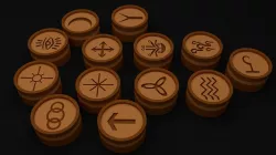 witch rune Low-poly  3D model