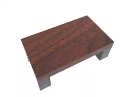 Wooden Tea Table 3D model Low-poly  3D model