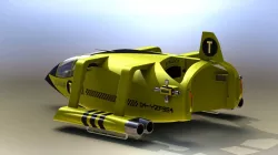 Yellow Cab Lunar Taxi.