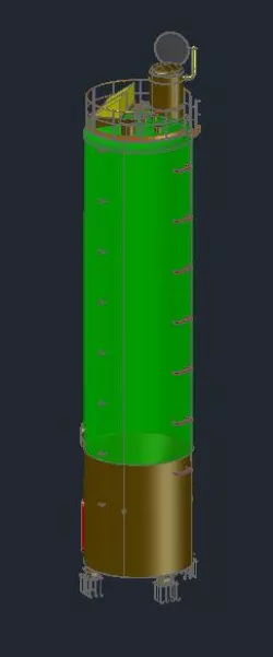 150cm Tank for powder