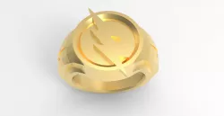 3D Printed Reverse Flash Ring