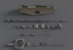 8Rad Sdkfz232 Parts