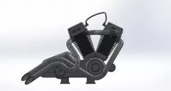 American Chopper Bike Engine
