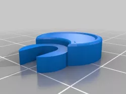 Bowden Extruder Push Fitting Shim
