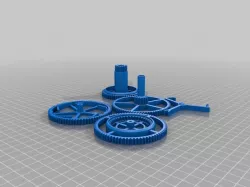 Build Plates - 3D printed mechanical Clock with Anchor Escapement