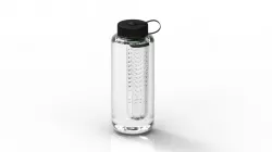 CAD file of a water bottle