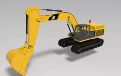 Cat excavator