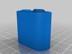 CR123A two-battery bottom