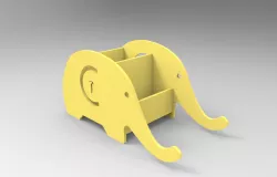 Elephant pen box