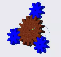 Epicyclic Planetary Gear Mechanism