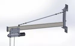 Jib Crane for wall 1,5T
