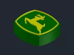 John Deere 3D Logo