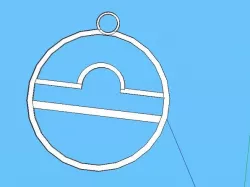 Libra pendant