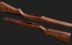 M1 Garand stock render mesh