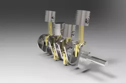 Motor 4 pistons