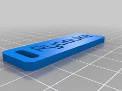 My Customized Customizer Version of luggage label