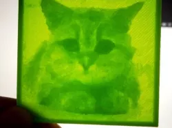 My Customized Lithopane Tribble the Cat