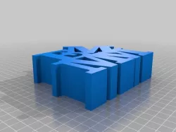 My Customized WORD Sculpture